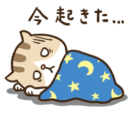 adorably ugly cat. sticker #8331226