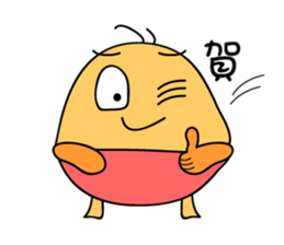 little egg cake sticker #8331229