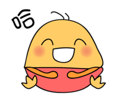 little egg cake sticker #8331234