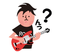 Rocker speaks Fukushima dialect ver.2 sticker #8331281