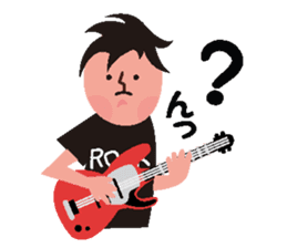 Rocker speaks Fukushima dialect ver.2 sticker #8331281