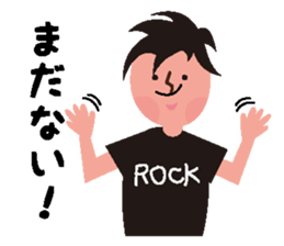 Rocker speaks Fukushima dialect ver.2 sticker #8331299