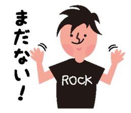 Rocker speaks Fukushima dialect ver.2 sticker #8331299