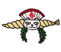 white cats of Yoshisyan 02 sticker #8331414