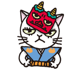 white cats of Yoshisyan 02 sticker #8331418