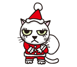 white cats of Yoshisyan 02 sticker #8331425