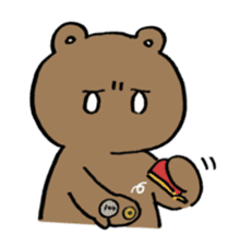 The bear likes "Yuri" and the polar bear sticker #8331619