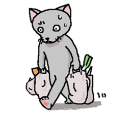 He is a cat named Gal 4 sticker #8331858