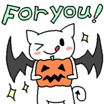 Tehepero nyanko hollweenVer sticker #8332313