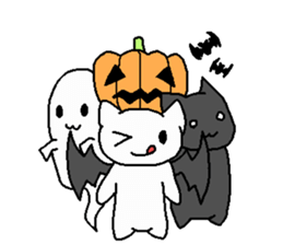 Tehepero nyanko hollweenVer sticker #8332344