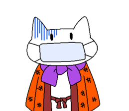 Tehepero nyanko hollweenVer sticker #8332345