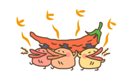 Habanero sea chicken sticker #8332742