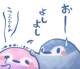 Couple of a penguin sticker #8333753