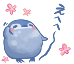 Couple of a penguin sticker #8333758