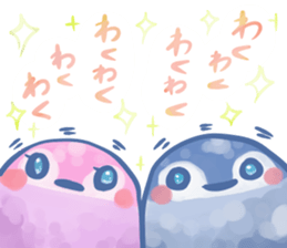 Couple of a penguin sticker #8333767