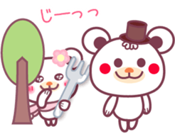 LOVE LOVE! I like you4 -Chocolate bear- sticker #8333916