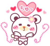LOVE LOVE! I like you4 -Chocolate bear- sticker #8333928