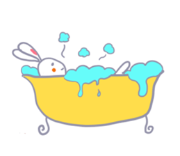 Though is a rabbit, something.4th. sticker #8334053