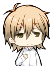 Charming boys autumn and Halloween sticker #8334303