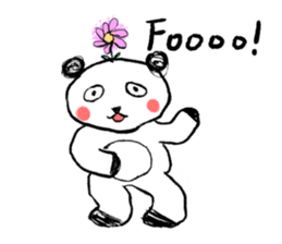 Amazing Panda sister drew sticker #8335251