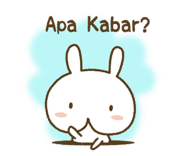 Lucu kelinci (cute rabbit) sticker #8336548