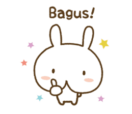 Lucu kelinci (cute rabbit) sticker #8336553