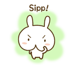 Lucu kelinci (cute rabbit) sticker #8336554