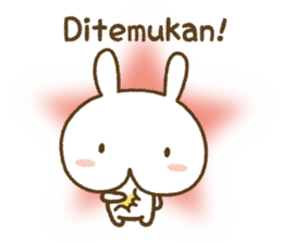 Lucu kelinci (cute rabbit) sticker #8336555