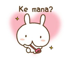 Lucu kelinci (cute rabbit) sticker #8336556