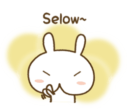 Lucu kelinci (cute rabbit) sticker #8336561