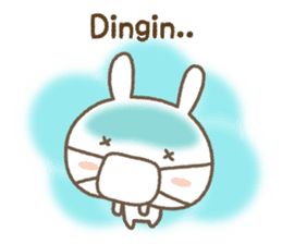 Lucu kelinci (cute rabbit) sticker #8336573