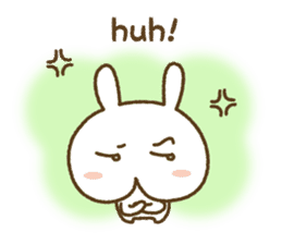 Lucu kelinci (cute rabbit) sticker #8336575