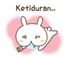 Lucu kelinci (cute rabbit) sticker #8336576