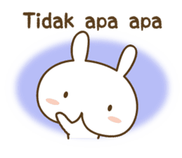 Lucu kelinci (cute rabbit) sticker #8336579