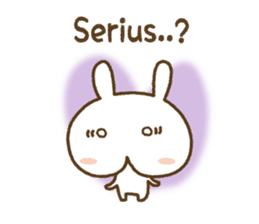 Lucu kelinci (cute rabbit) sticker #8336585