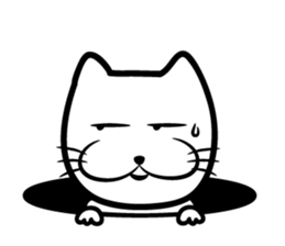 Cheeky cat? sticker #8336739