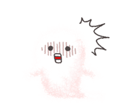 Fluffy balls (4) Halloween sticker #8337358