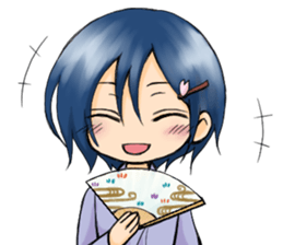 Hakama boy sticker #8337748