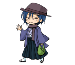 Hakama boy sticker #8337750