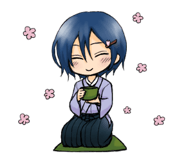 Hakama boy sticker #8337756