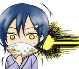 Hakama boy sticker #8337757