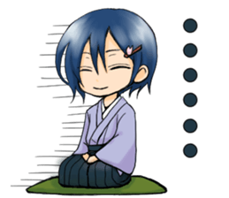 Hakama boy sticker #8337759