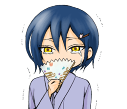 Hakama boy sticker #8337767