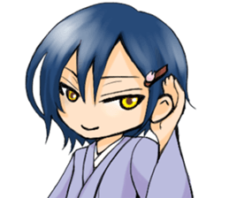 Hakama boy sticker #8337769