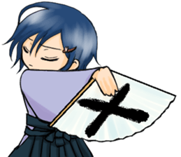 Hakama boy sticker #8337779