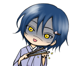 Hakama boy sticker #8337781