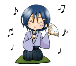 Hakama boy sticker #8337784