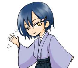 Hakama boy sticker #8337785