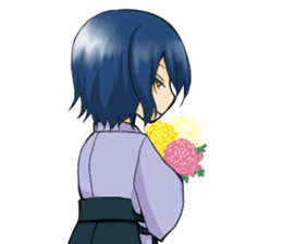 Hakama boy sticker #8337787