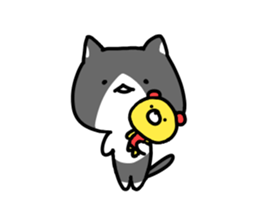 hacchan the kitten sticker #8337807